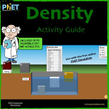 Preview of PhET Density Activity Guide