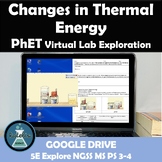 PhET Energy Forms & Changes Thermal Energy Transfer Lab Wo