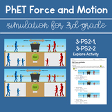 PhET Force and Motion Simulation for 3rd Grade - NGSS 3D Resource
