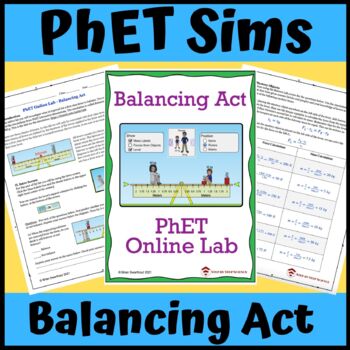 Preview of PhET Simulation Online Lab: Balancing Act, Levers and Torque