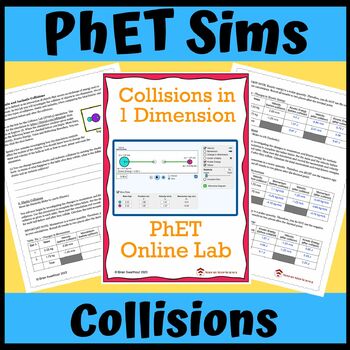 Preview of PhET Simulation Online Lab: Elastic and Inelastic Collisions