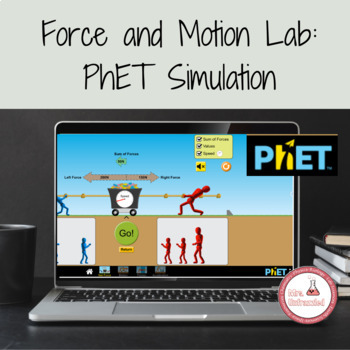 Preview of PhET Simulation Online Lab: Force and Motion