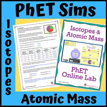 Preview of PhET Simulation Online Lab: Isotopes & Atomic Mass