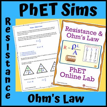 Preview of PhET Simulation Online Labs: Resistance and Ohm's Law
