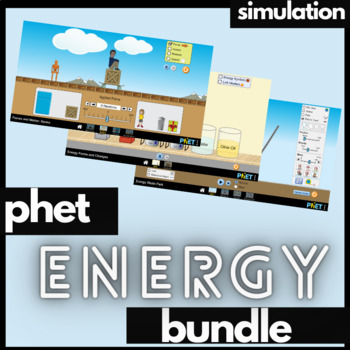 PhET Simulations - Energy Bundle by Flippin' Science | TPT