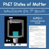 PhET States of Matter for 5th Grade * 5-PS1-1