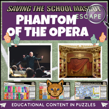 Preview of Phantom of the Opera Escape Room