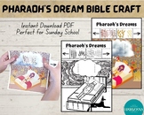 Pharaoh's dream craft, Bible Lesson, Sunday school, Moses,