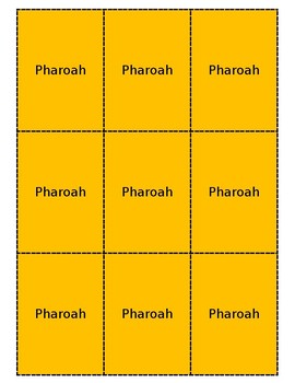 Preview of Pharoah Note Game for Beginners