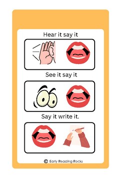 Preview of Phase 2 grapheme phoneme practice cards (RedRose compatible)
