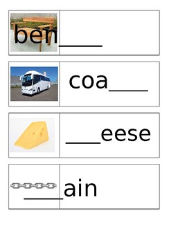 Preview of Phase 3 Phonics Missing Sounds Cards