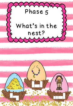 Preview of Phase 5 Easter/Spring Phoneme Frames (Nest and Egg)