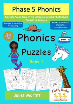 Preview of Phase 5 Phonics Puzzles: Book 1