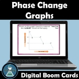 Phase Change Graphs NGSS MS-PS 1-4 Boom Cards™ Digital Task Cards