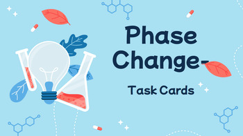 Preview of Phase Change Task Cards