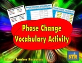 Phase Change Vocabulary Activity