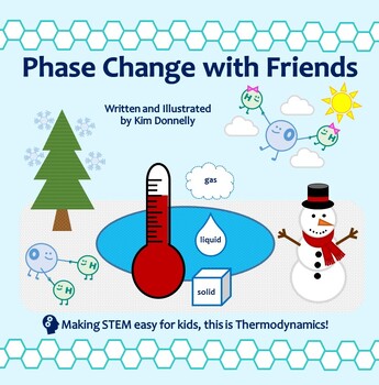 Preview of Phase Change with Friends (States of Matter Explained with Water, STEM, NGSS)