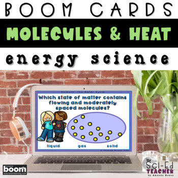 Preview of Phases of Matter Changes Boom Cards