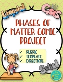 Phases of Matter Comic Project | Physical Science Unit