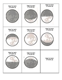 Phases of The Moon Matching Card Game 1