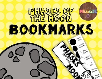 Preview of Phases of the Moon Bookmarks