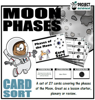 Preview of Phases of the Moon Card Sort [Moon Phases]