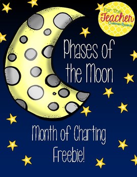 Preview of Phases of the Moon Chart Freebie!