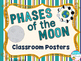 Phases of the Moon Classroom Posters by Jersey Girl Gone South | TpT
