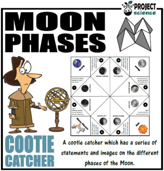 Preview of Phases of the Moon Cootie Catcher [Moon Phases]