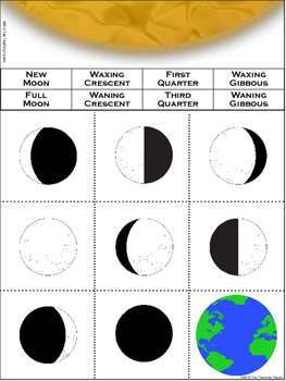 Phases of the Moon: Interactive Model by Two Teaching Taylors | TpT