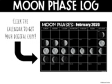 Phases of the Moon Log for Virtual Learning