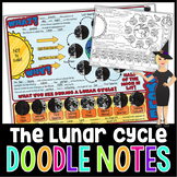 The Lunar Cycle Doodle Notes | Science Doodle Notes
