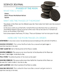 Phases of the Moon With Oreos Science Experiment Journal &