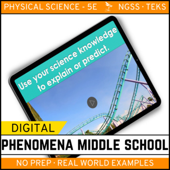 Preview of Phenomena – NGSS Middle School Physical Science