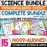 Science Worksheets Activities BUNDLE | NGSS Phenomena Scie
