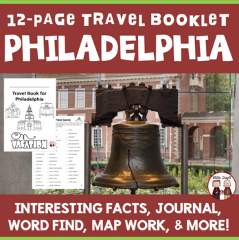 Preview of Philadelphia Vacation Travel Booklet