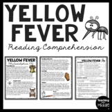 Yellow Fever Reading Comprehension Worksheet Fever 1793 Diseases