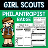 Philanthropist Badge Girl Scouts