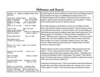 Preview of Philemon and Baucis - A Latin Unit