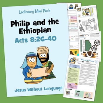 Philip and the Ethiopian Kidmin Lesson & Bible Crafts - Acts 8 | TPT