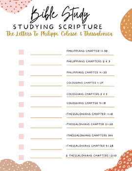 Preview of Philippians, Colossians, Thessalonians Women's Study