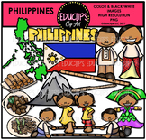 Philippines Clip Art Bundle {Educlips Clipart}