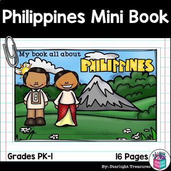 Preview of Philippines Mini Book for Early Readers - A Country Study