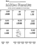 Phillies Phanatic Secret Code Multi Digit Addition Sheet