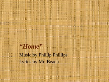 Preview of Phillip Phillips' "Home" Song Parody about Ancient Israel Powerpoint