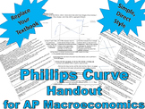 Phillips Curve - AP macroeconomics handout