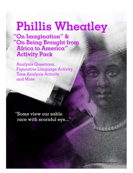 Preview of Phillis Wheatley Activity Pack