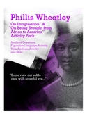 Phillis Wheatley Activity Pack