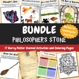 Philosopher's Stone Activity Bundle | Harry Potter Themed 