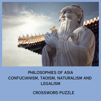 Philosophies of Asia Crossword Puzzle by Laura Arkeketa TPT